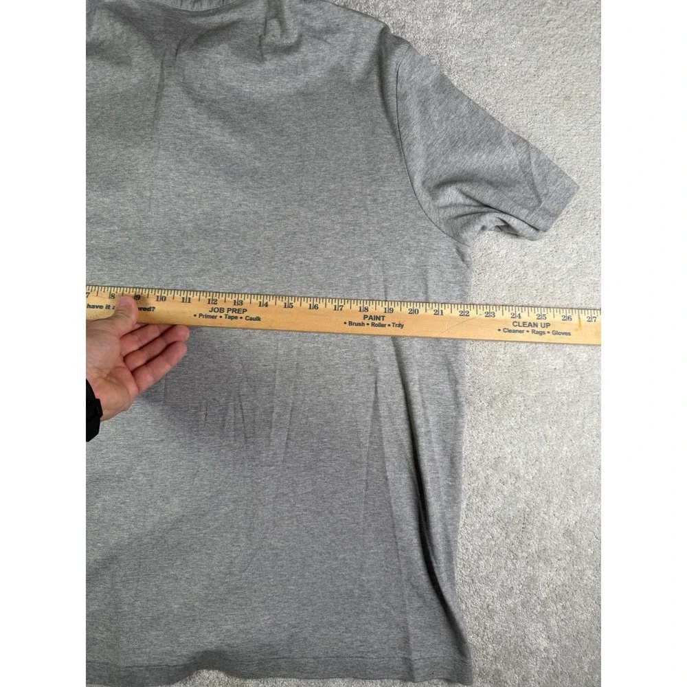 Polo Ralph Lauren Mens XL Grey Short Sleeve Polo Shirt Heather Pima Soft Touch